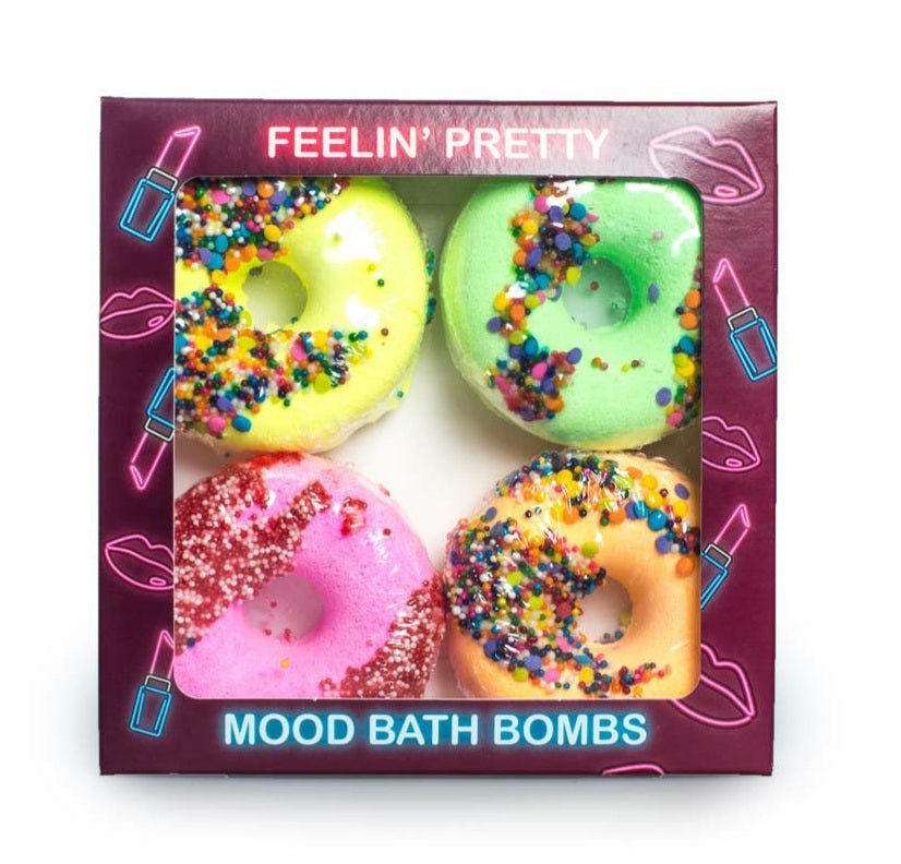 Feelin' Pretty Mood Donut Bath Bomb Set
